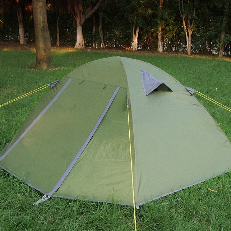 Cheap Goat Tents Outdoor Tent Double Layer Anti UV Camp Tent Waterproof Beach Awning Shelter Park Picnic Fish Tent Travel Hike Anti Mosquito Tent Tents 